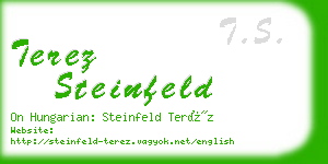 terez steinfeld business card